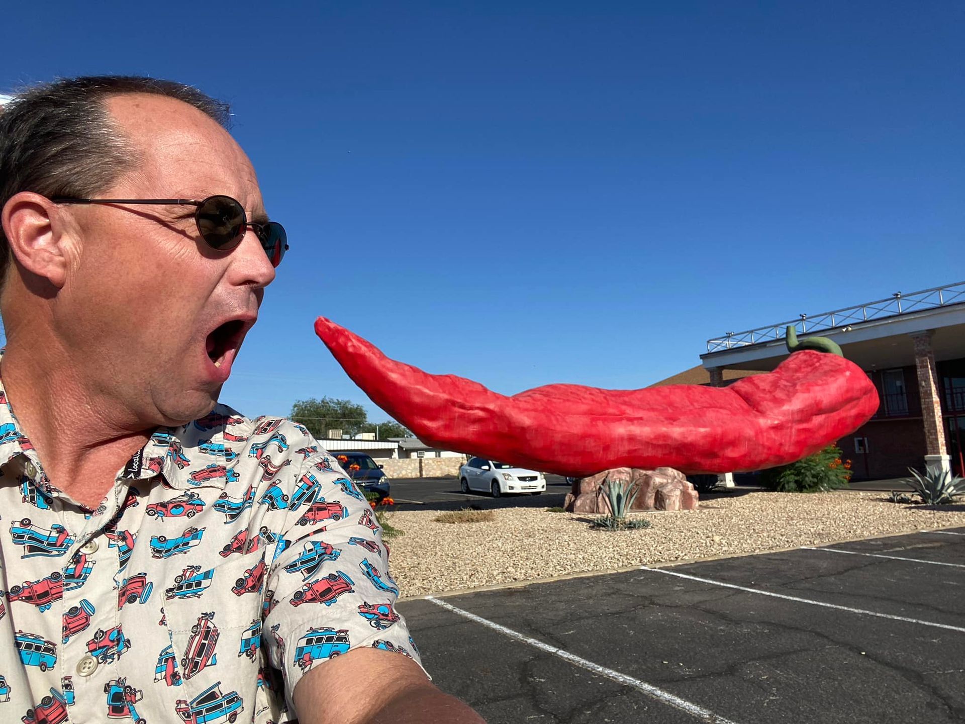 World's Largest Chile Pepper Sculpture, world record in Las Cruces, New Mexico
