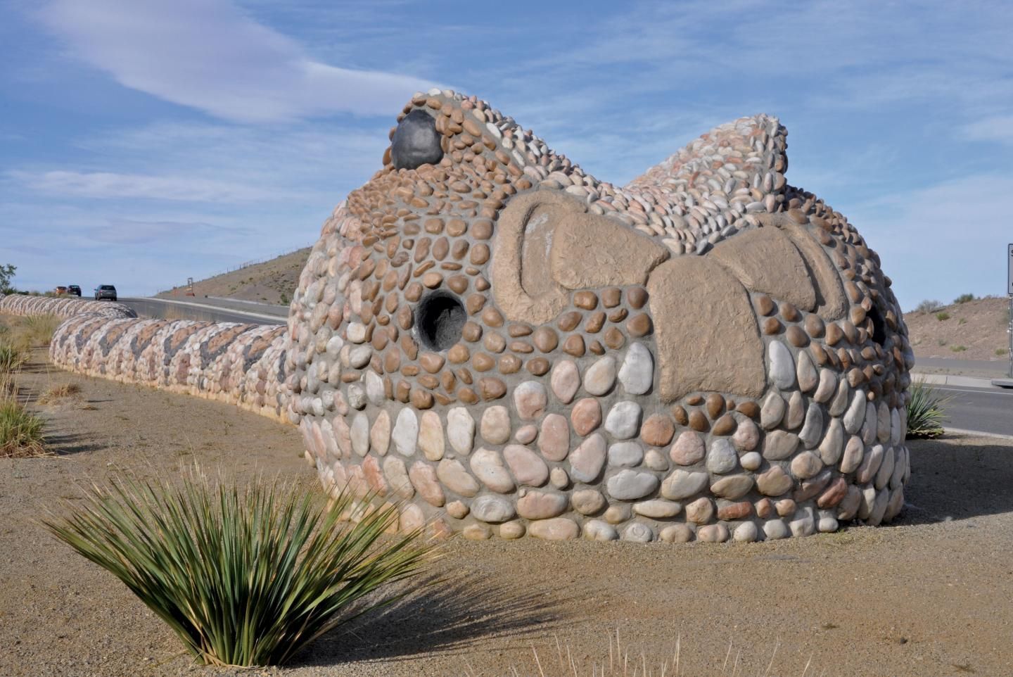 World’s Largest Rattlesnake Sculptures, world record in Albuquerque, New Mexico
