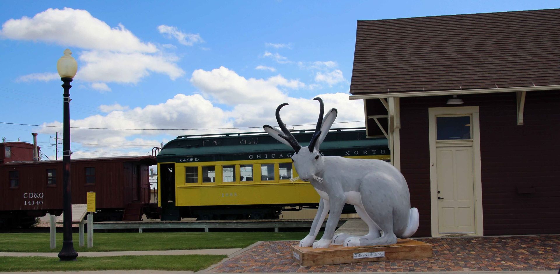 World's Largest Jackalope Sculpture, world record in Douglas, Wyoming
