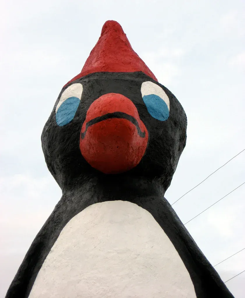 World’s Largest Penguin Statue, world record in Cut Bank, Montana
