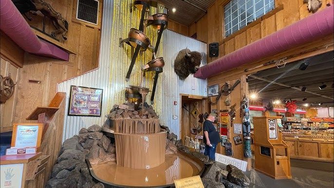 Worlds Largest Chocolate Waterfall, world record in Anchorage, Alaska