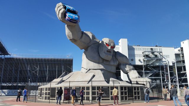 Monster Monument at Victory Plaza features ‘Survivor’ Buff in  CBS campaign, News, Media