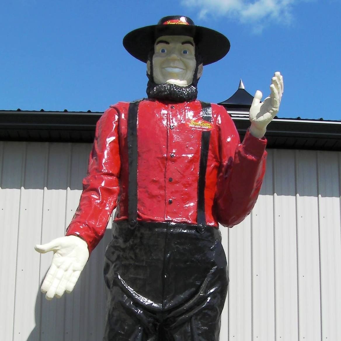 World's Largest Amish Man Statue, world record in Milford, Delaware