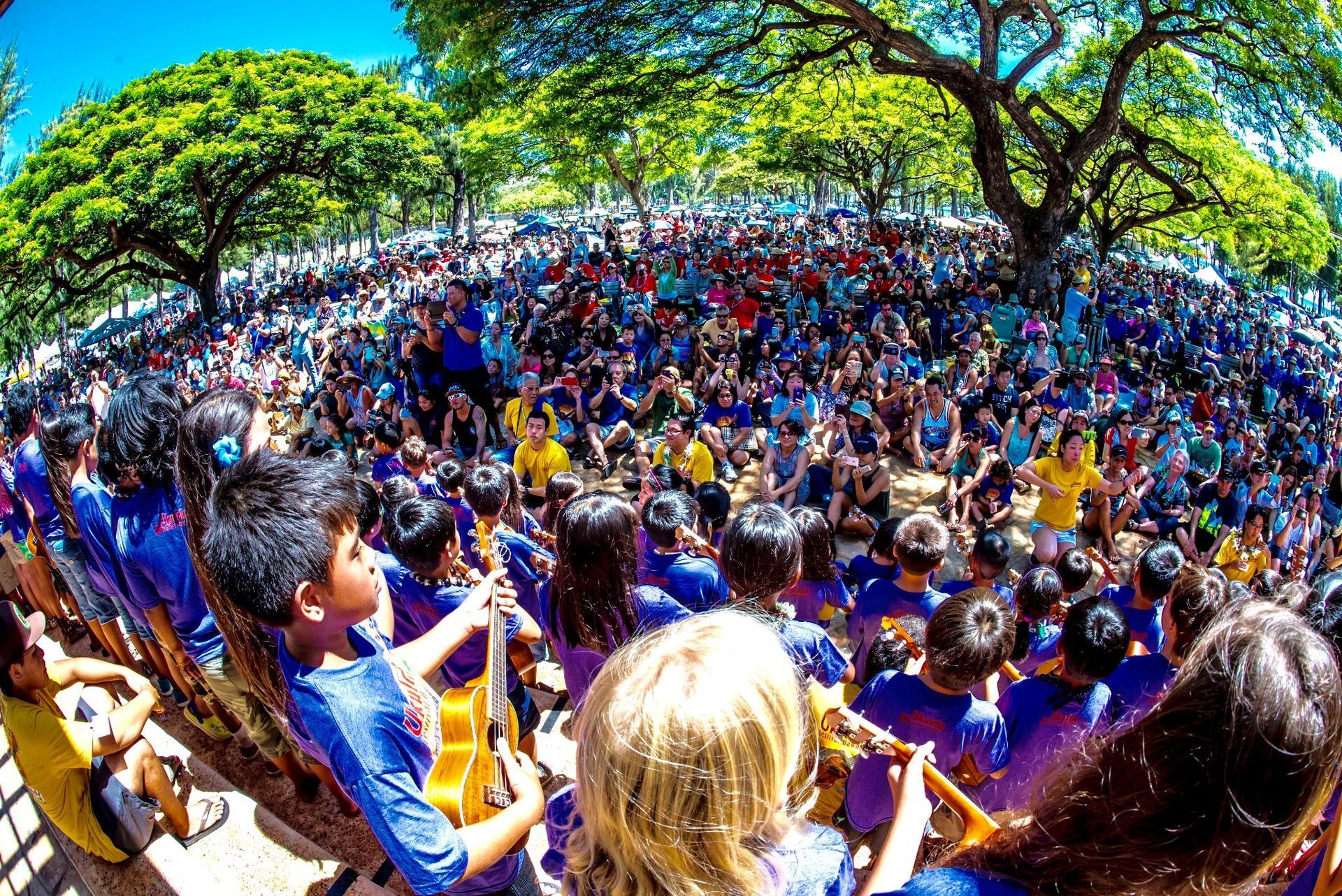 World’s Largest Ukulele Festival, world record in Waikiki, Hawaii