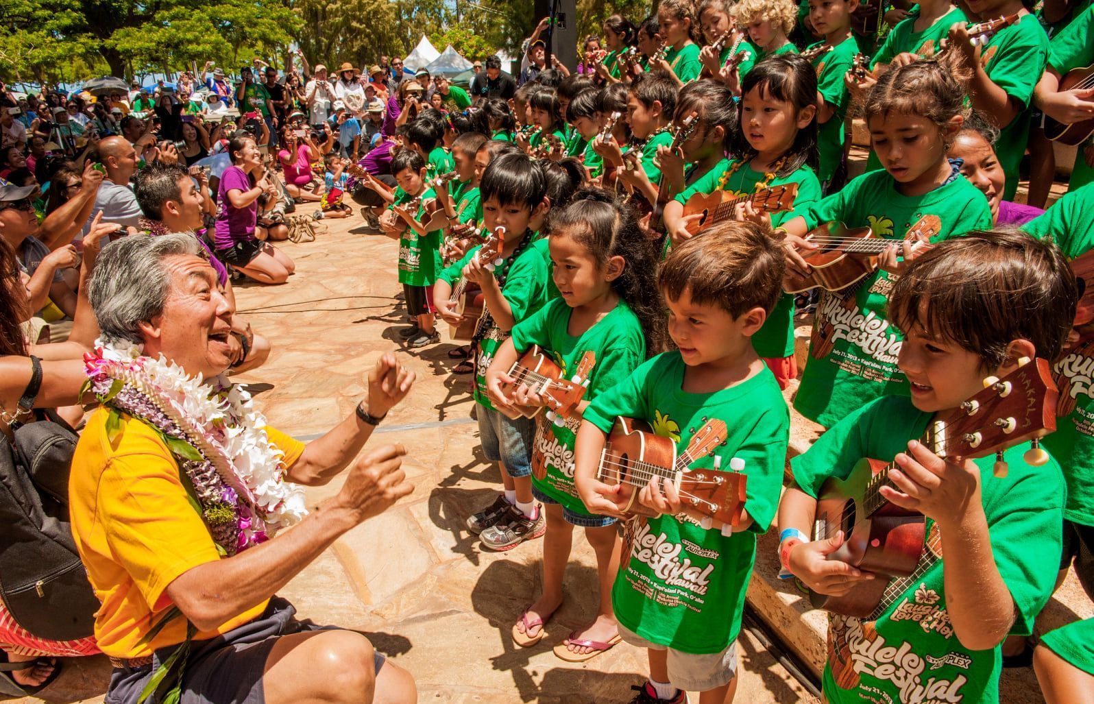 World’s Largest Ukulele Festival, world record in Waikiki, Hawaii
