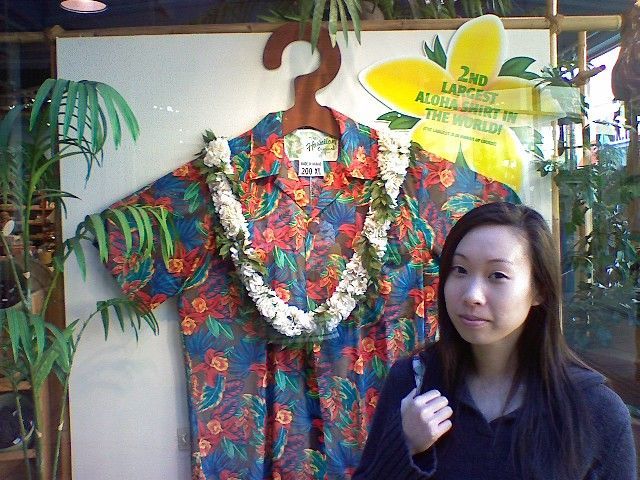 World's Largest Aloha Shirt, world record in Honolulu, Hawaii
