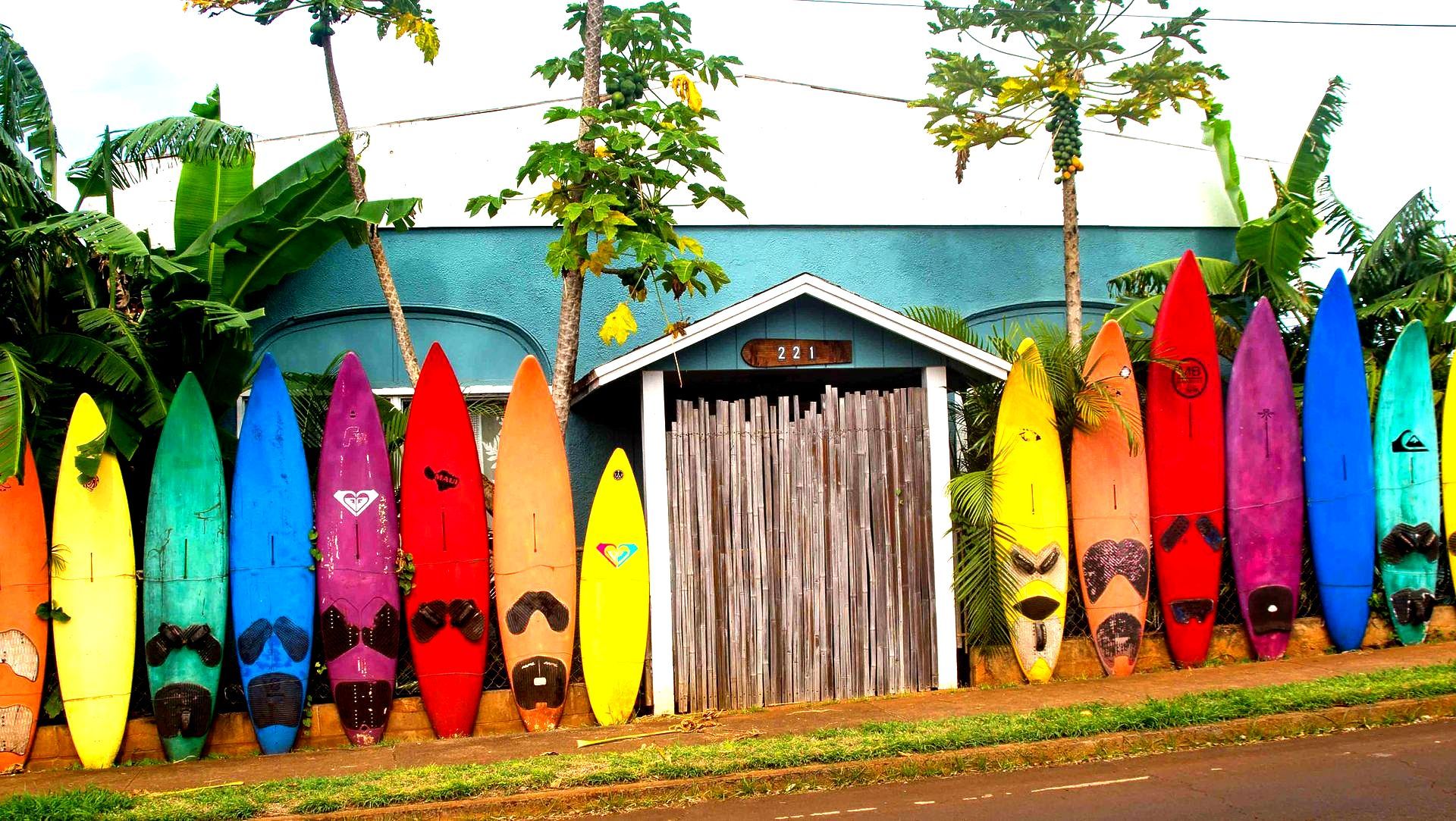 
World's Largest Collection of Surfboards, world record in Haiku, Maui, Hawaii