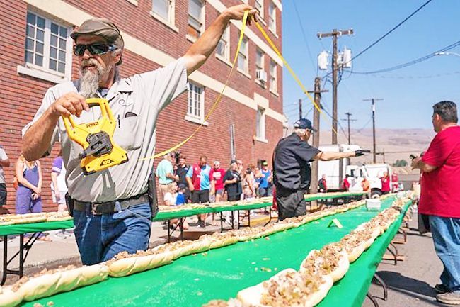 World’s Longest  Philly Cheesesteak, world record in Lewiston, Idaho
