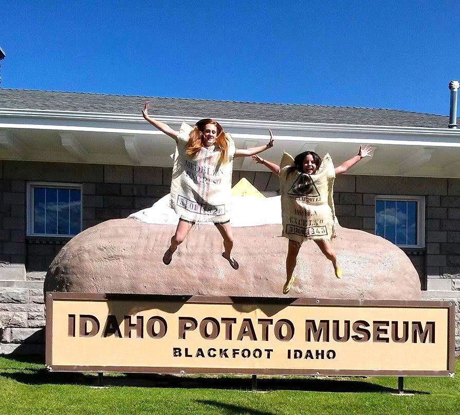 
World's Largest Baked Potato with Topping Sculpture, world record in Blackfoot, Idaho