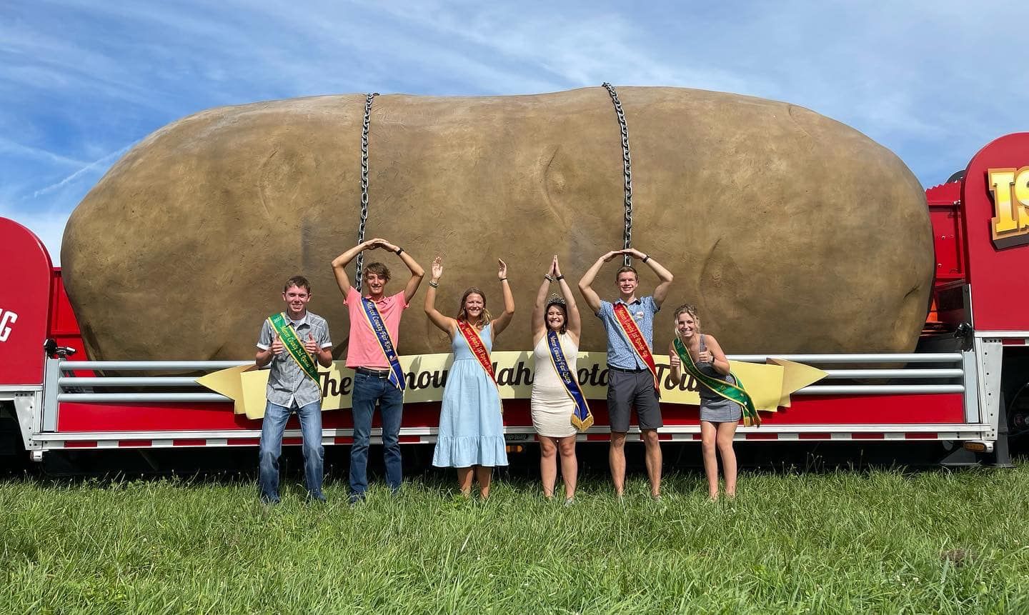 
World's Largest Traveling Potato Sculpture, world record from Idaho