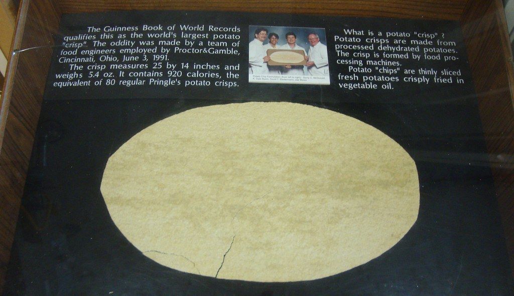 World's Largest Potato Crisp, world record in Blackfoot, Idaho
