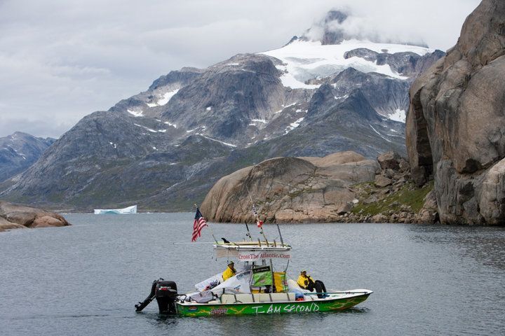 The First Flats Boat to Cross The Atlantic Ocean Unassisted, world record set by Ralph Brown and Robert Brown