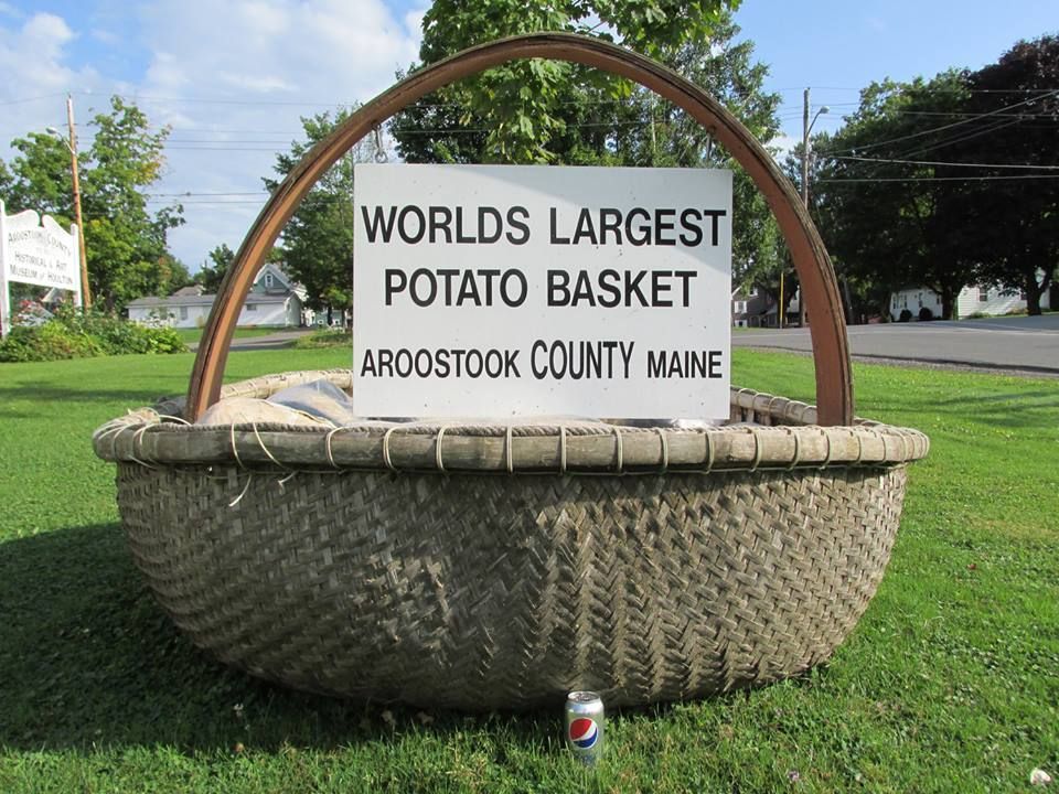 World's Largest Potato Basket, world record in Augusta, Maine
