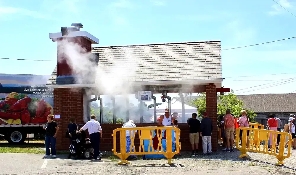 
World's Largest Lobster Cooker, world record in Rockland, Maine