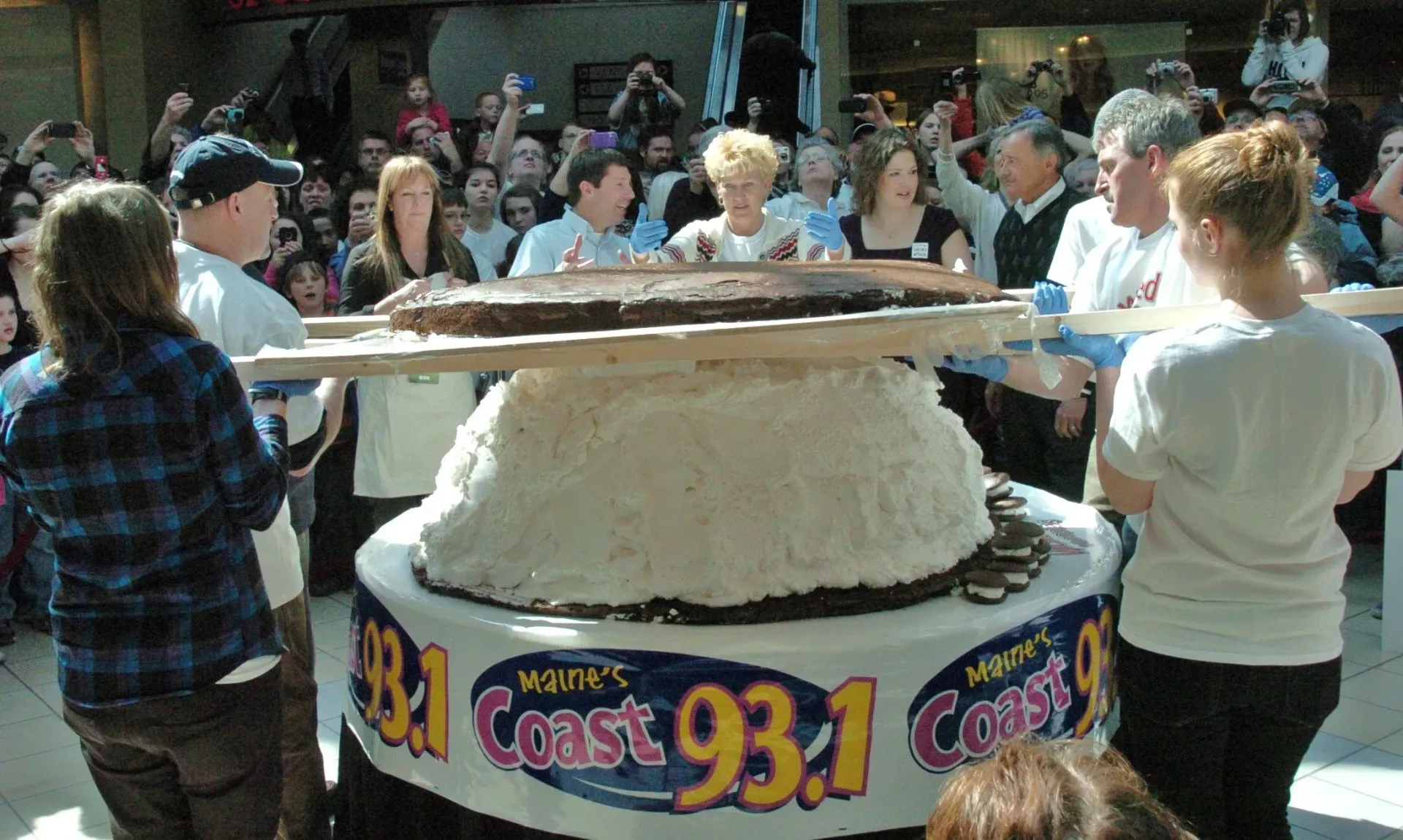 World's Largest Whoopie Pie, world record in South Portland, Maine
