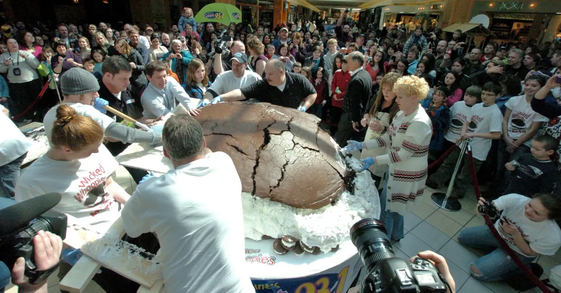 World's Largest Whoopie Pie, world record in South Portland, Maine
