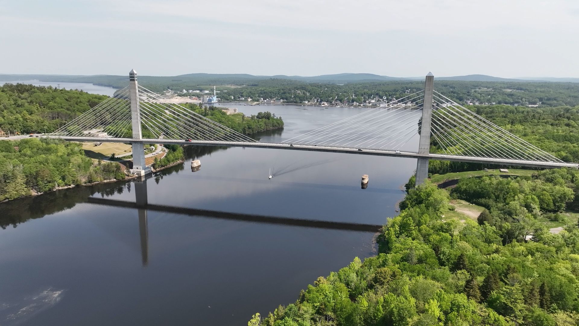 World's Tallest Bridge Observatory, world record near Prospect, Maine