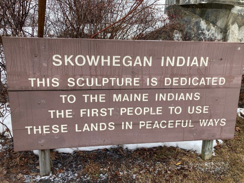 World's Tallest Statue of a Native American, world record in Skowhegan ...