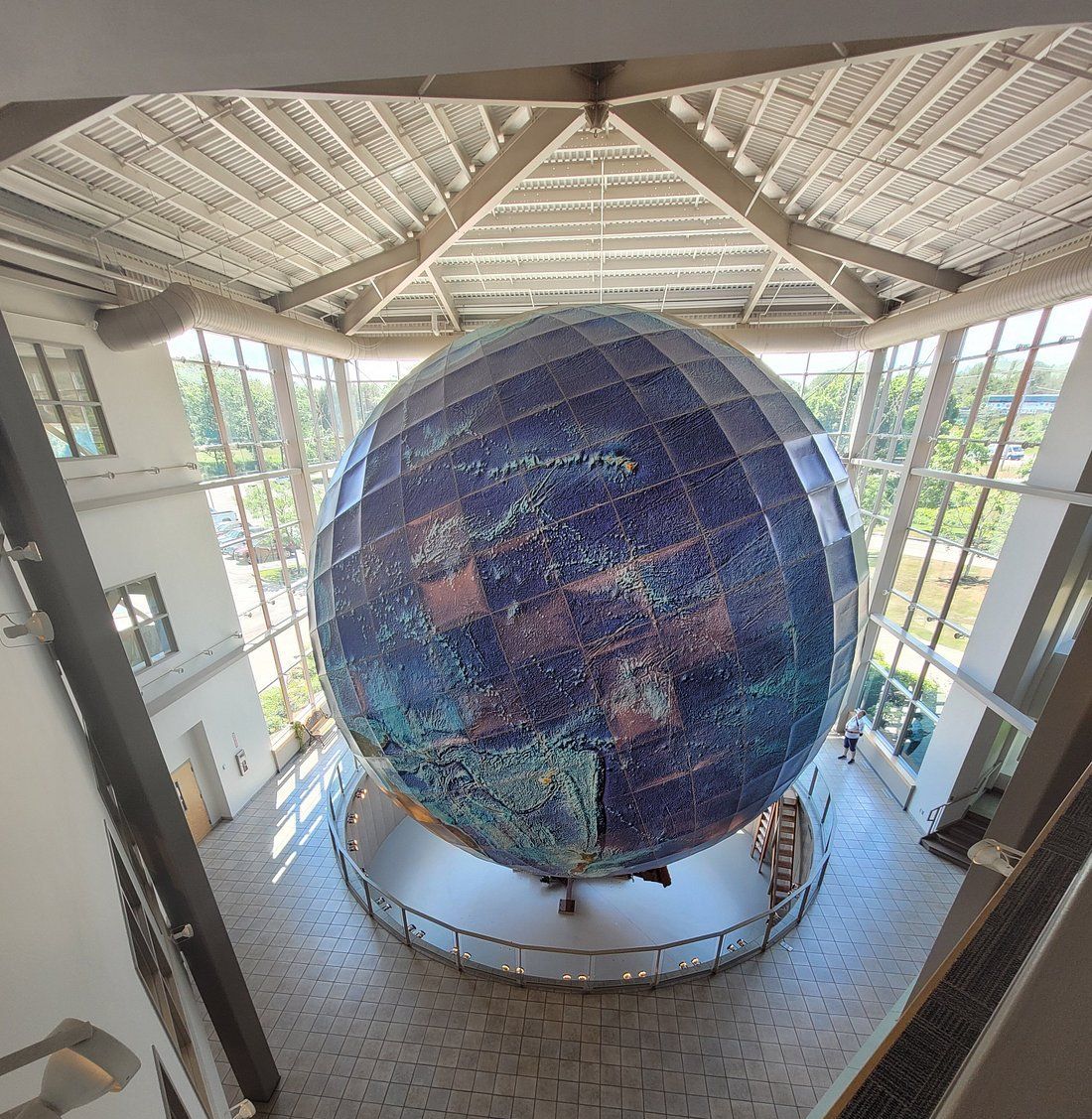 World's Largest Rotating and Revolving Globe, world record in Yarmouth, Maine
