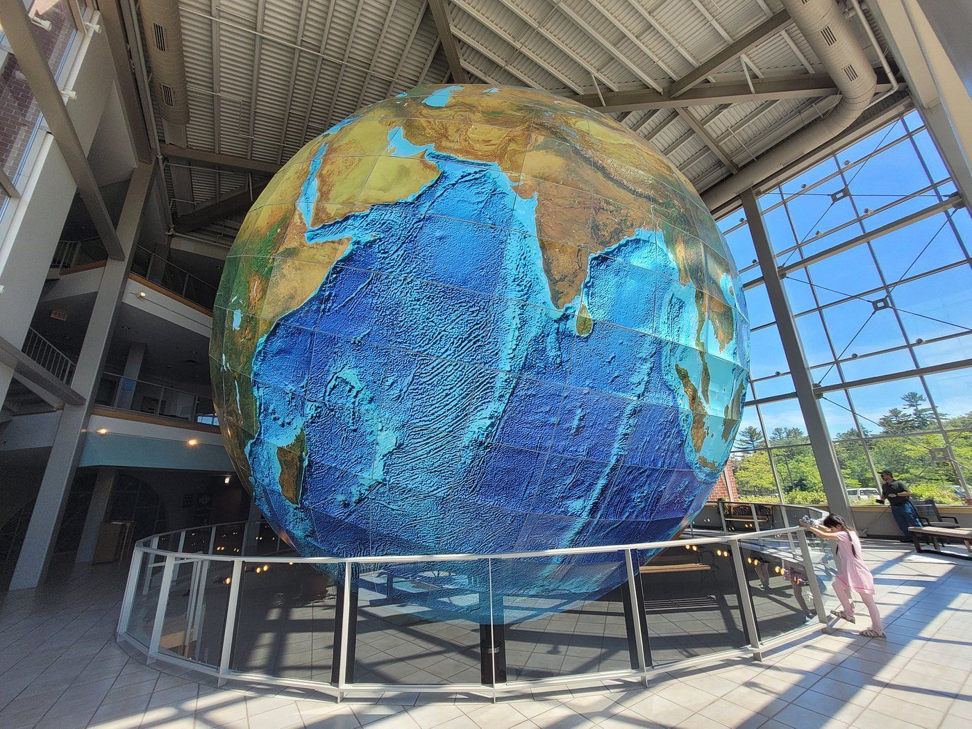 
World's Largest Rotating and Revolving Globe, world record in Yarmouth, Maine