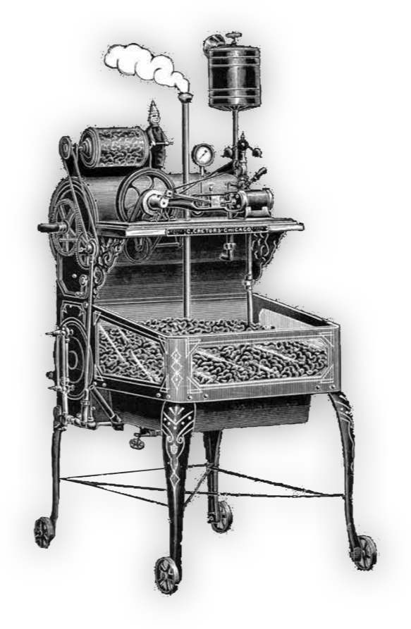 World's First Mobile Popcorn Machine, world record in Chicago, Illinois
