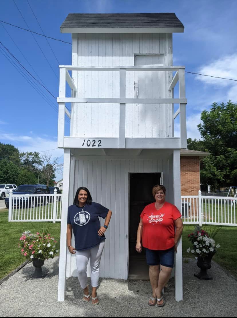 World's First Two-Story Outhouse, world record in Gays, Illinois
