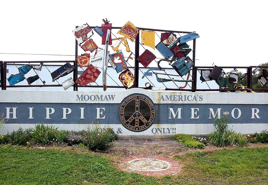 
World's First Hippie Memorial, world record in Arcola, Illinois