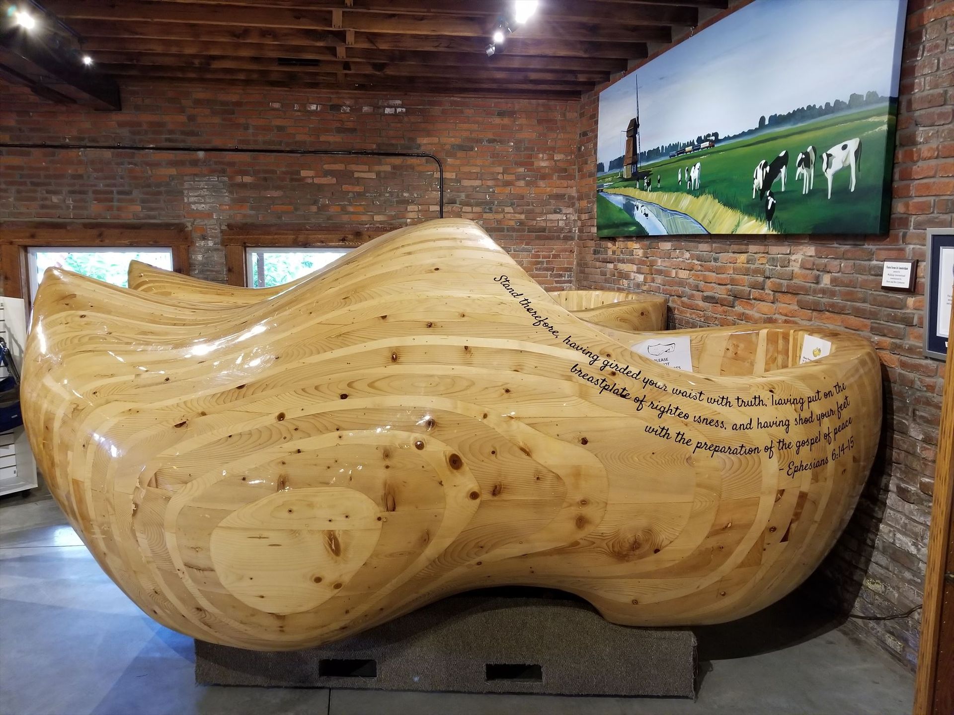 
World's Largest Wooden Shoes, world record in Casey, Illinois