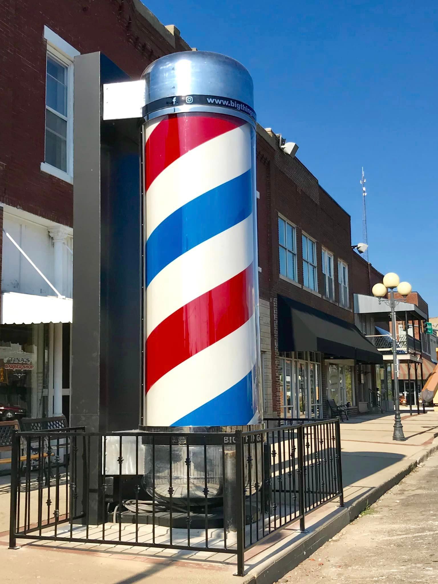 World’s Largest Barbershop Pole, world record in Casey, Illinois
