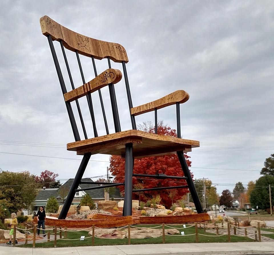 
World's Largest Rocking Chair, world record in Casey, Illinois