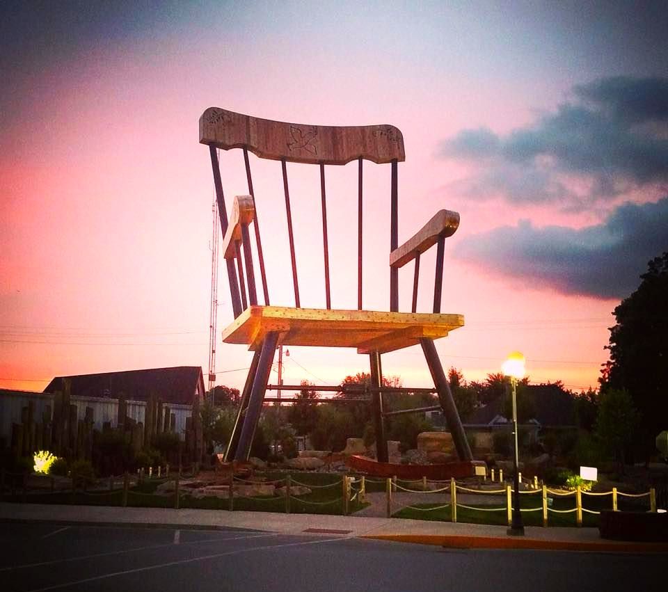 World's Largest Rocking Chair, world record in Casey, Illinois