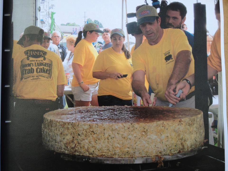 
World's Largest Crab Cake, world record in Timonium, Maryland