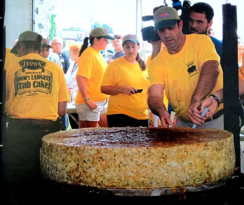 World's Largest Crab Cake, world record in Timonium, Maryland