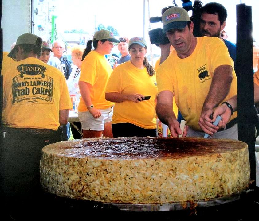 World's Largest Crab Cake, world record in Timonium, Maryland