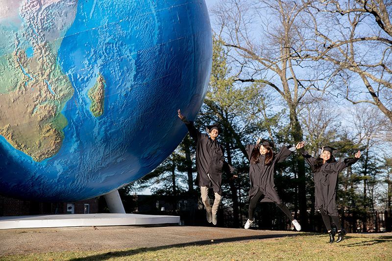 World's Largest Outdoor Rotating Globe, world record in Wellesley, Massachusetts