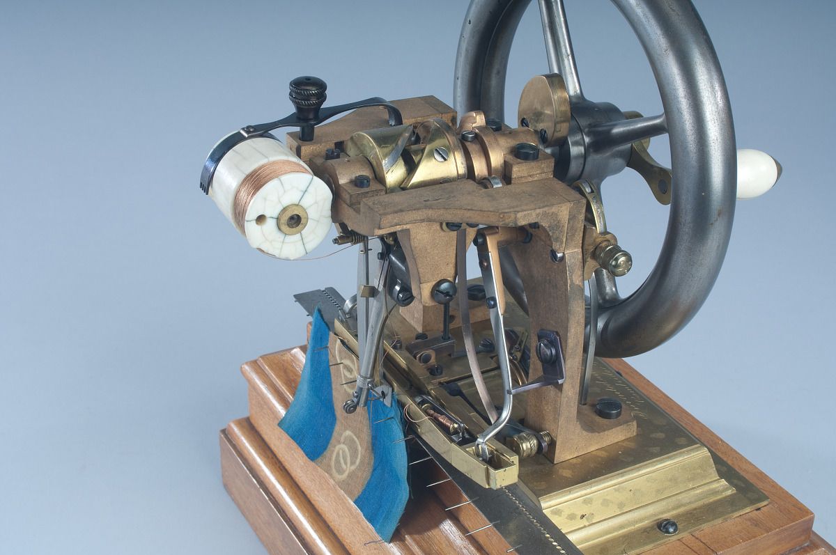 
World's First Sewing Machine, world record in Cambridge, Massachusetts