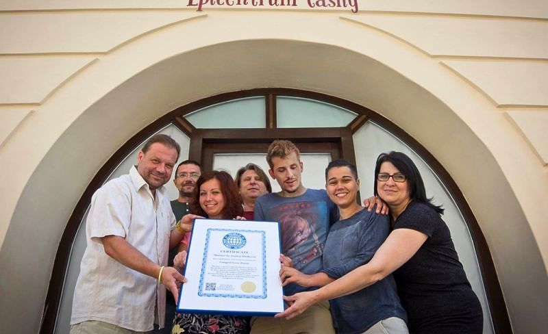 World's First Love Bank, world record in Banská Štiavnica, Slovakia
