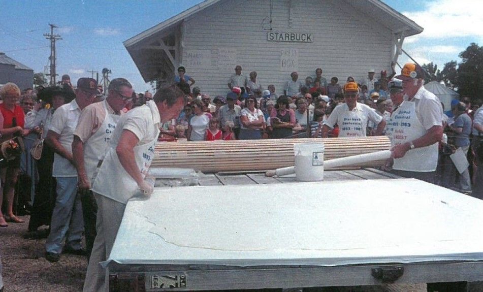 
World's Largest Lefse, world record in Starbuck, Minnesota