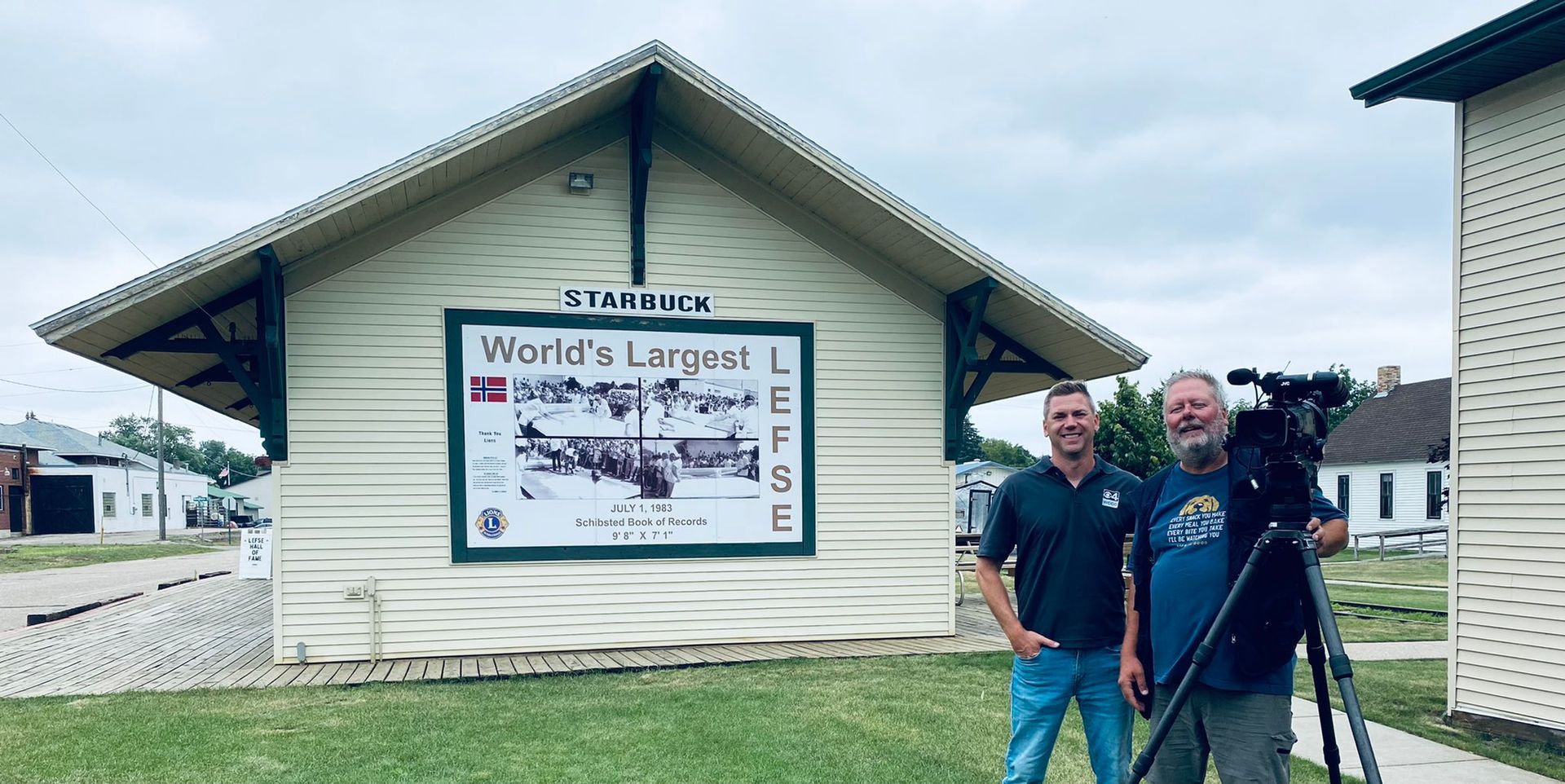World's Largest Lefse, world record in Starbuck, Minnesota