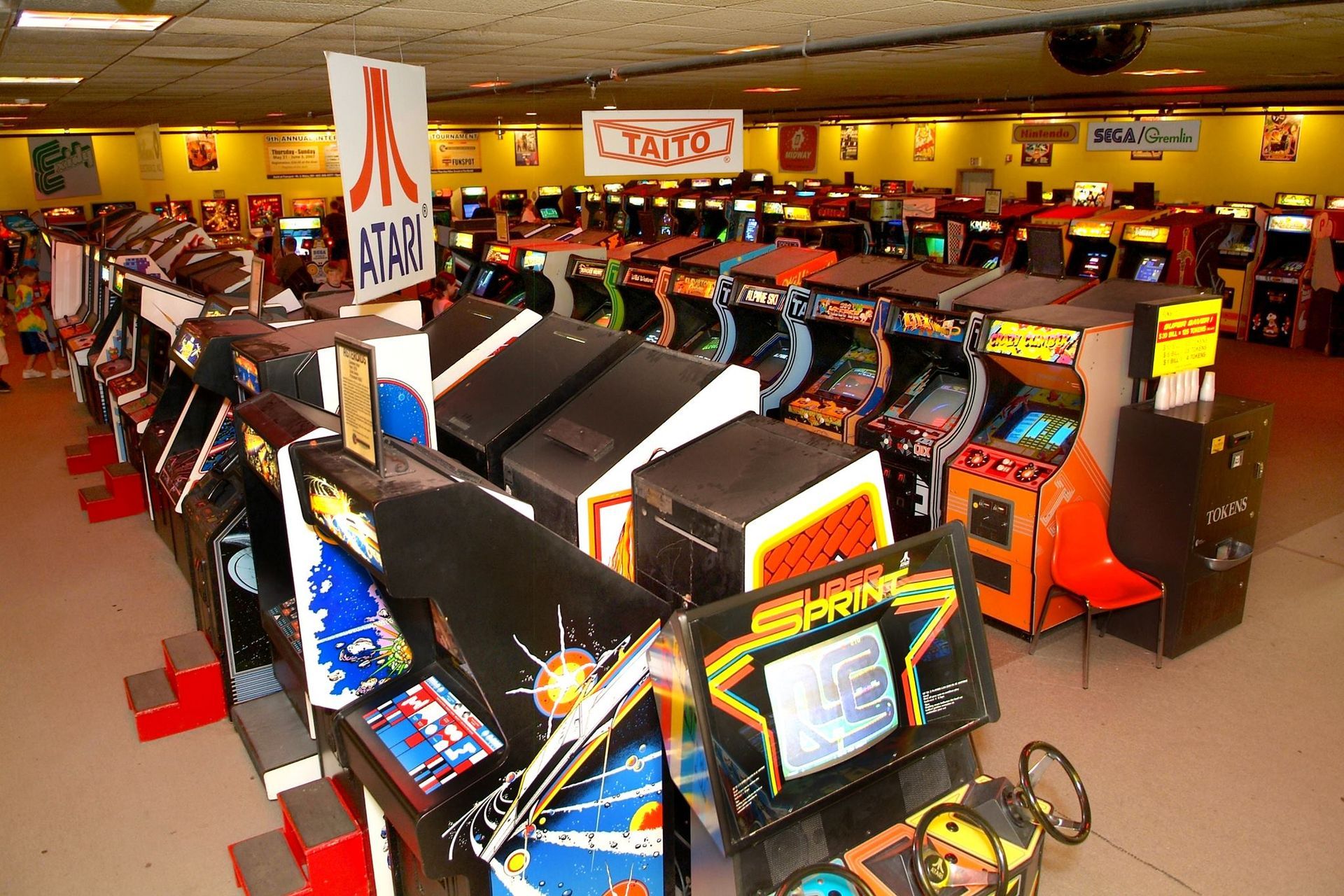  
World's Largest Classic Arcade Museum, world record in Laconia, New Hampshire