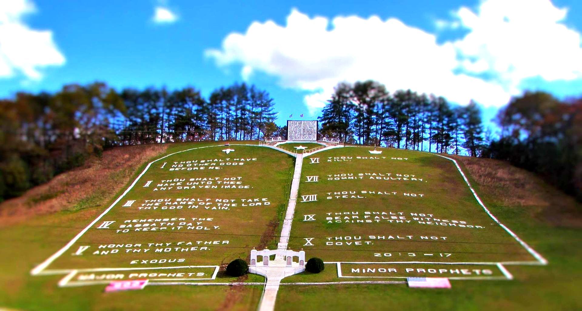 World's Largest Ten Commandments, world record in Murphy, North Carolina