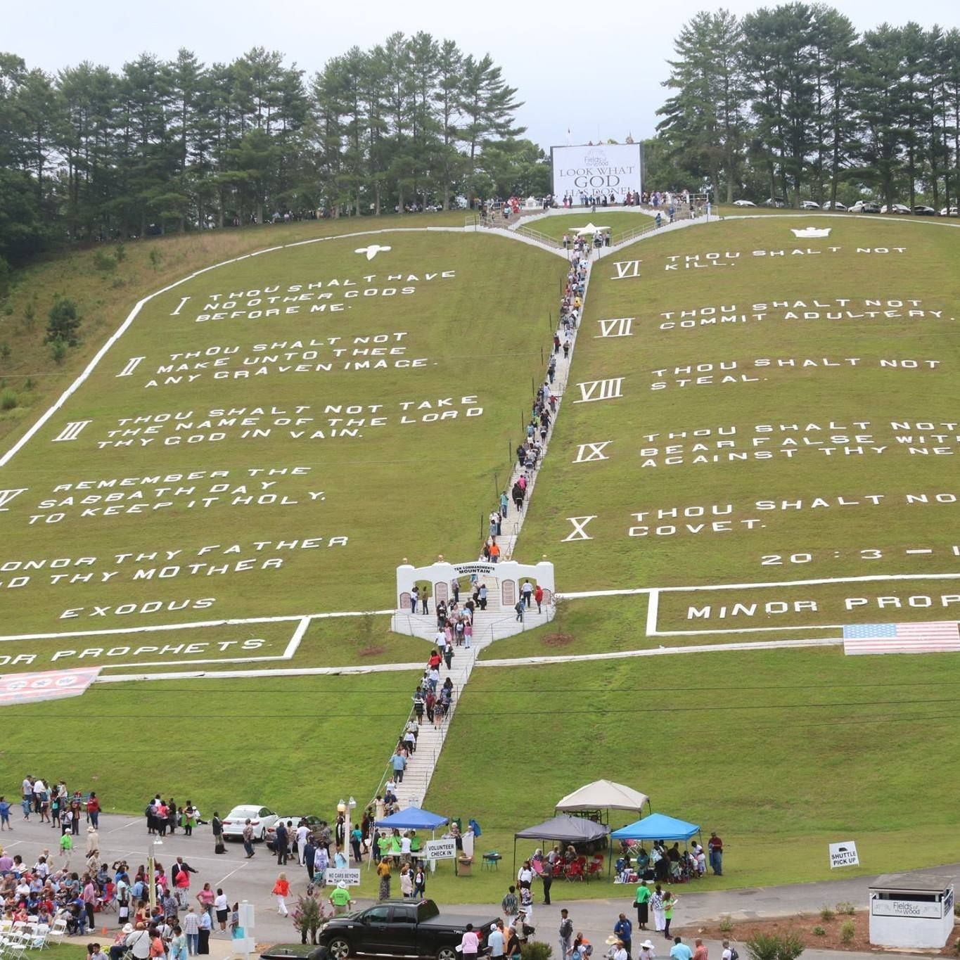 World's Largest Ten Commandments, world record in Murphy, North Carolina