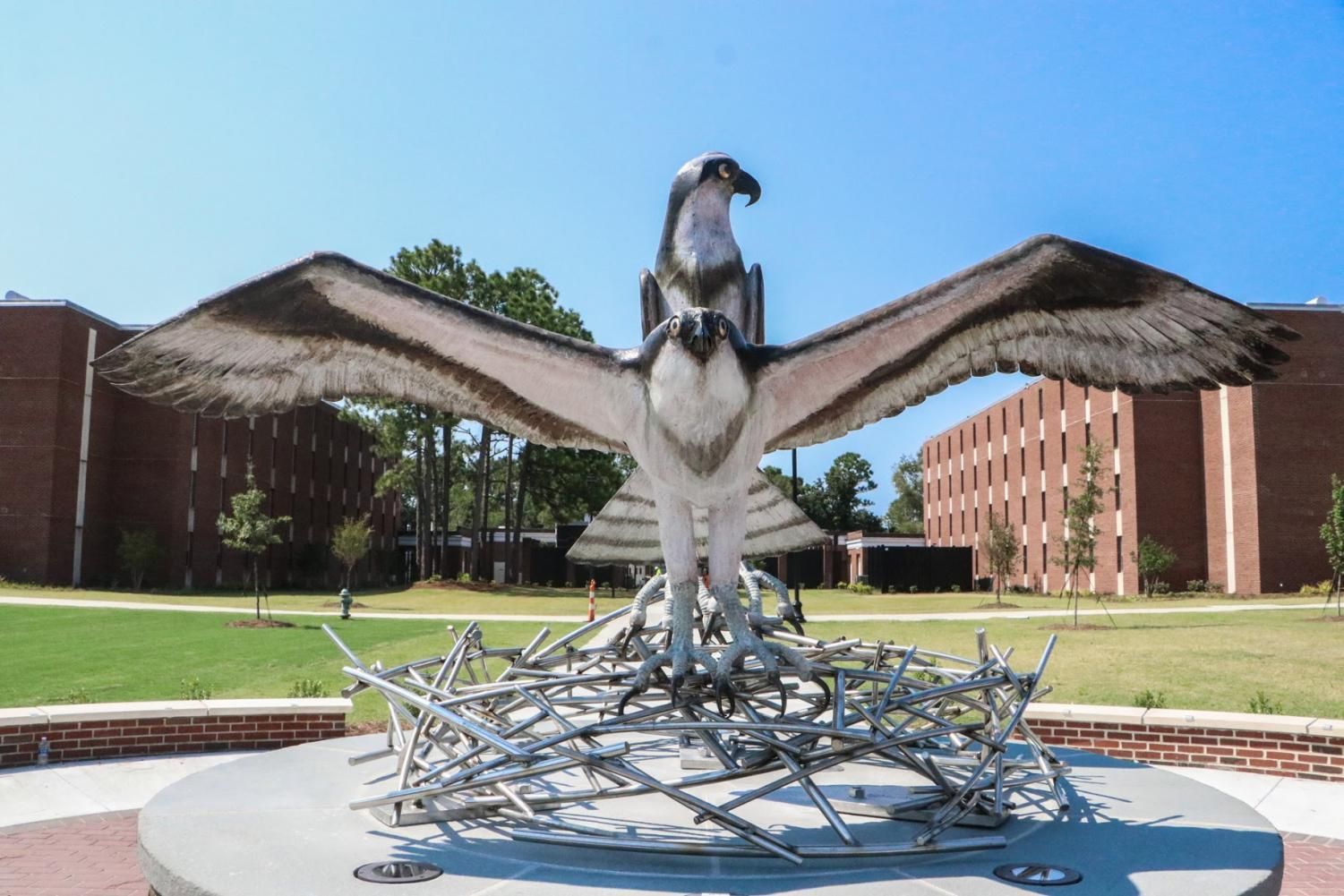 Worlds Largest Seahawk Sculpture, world record in Wilmington, North Carolina