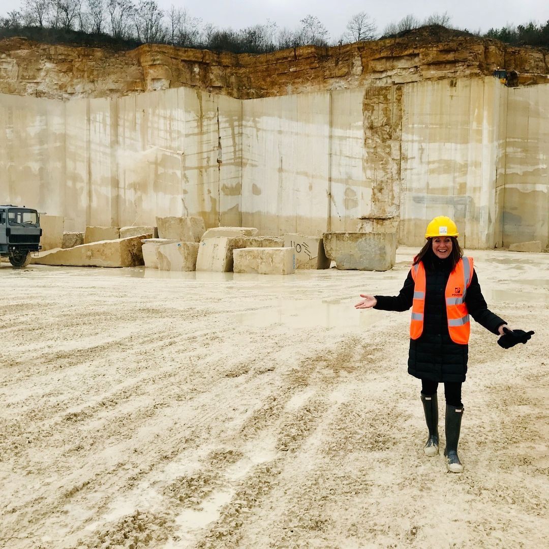 World's Largest Open-faced Granite Quarry, world record in Mount Airy, North Carolina