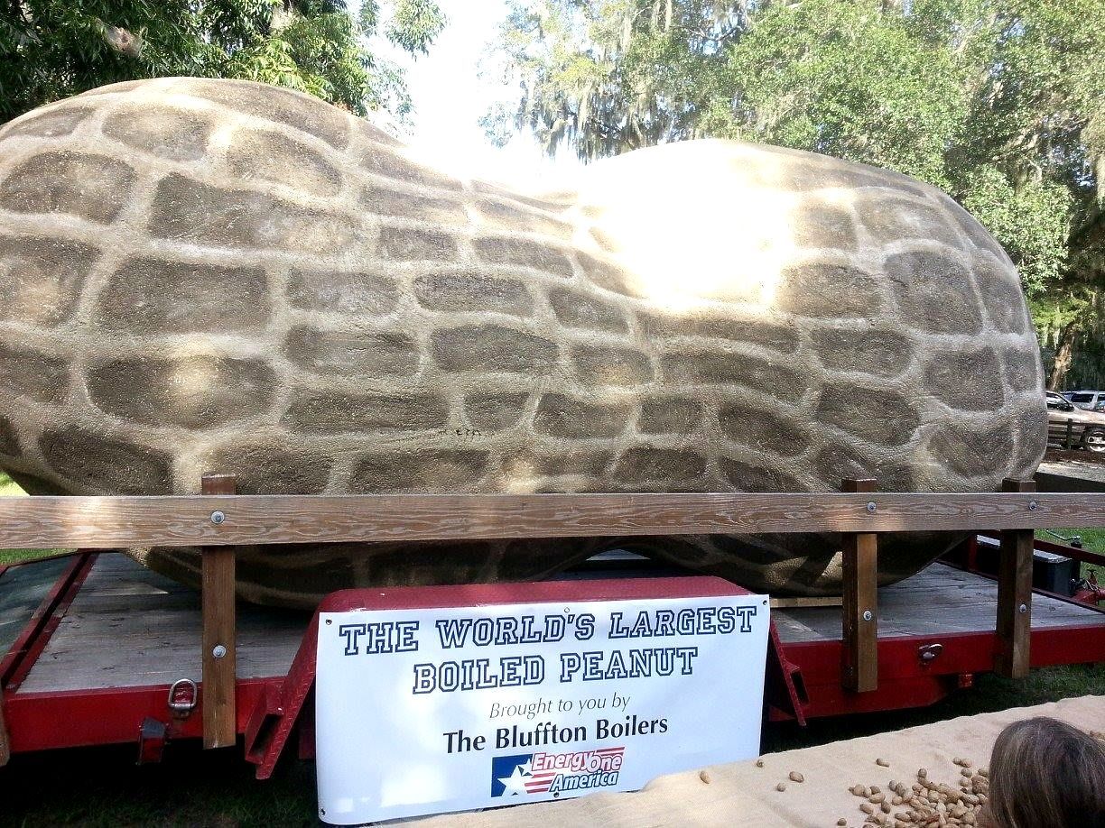 World’s Largest Boiled Peanut Sculpture, world record in Bluffton, South Carolina
