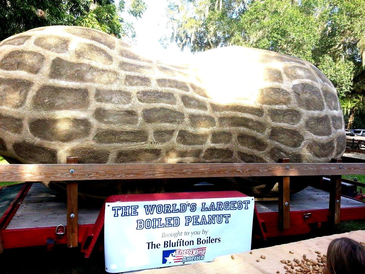 World’s Largest Boiled Peanut Sculpture, world record in Bluffton, South Carolina