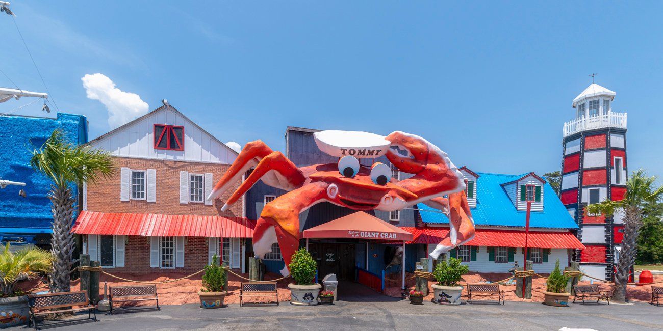 World's Largest Crab Sculpture, world record in Myrtle Beach, South Carolina