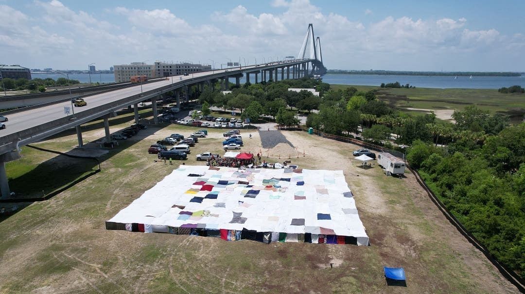 World’s Largest Blanket Fort, world record in Mount Pleasant, South Carolina