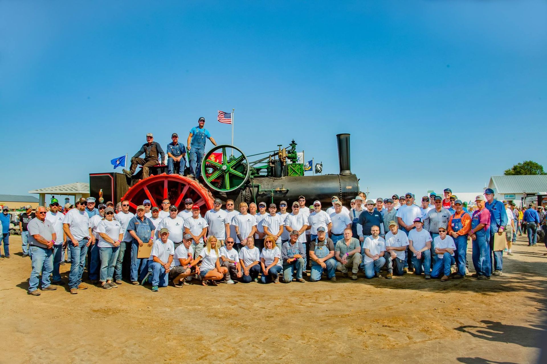 World's Largest Steam Traction Engine, world record in Andover, South Dakota