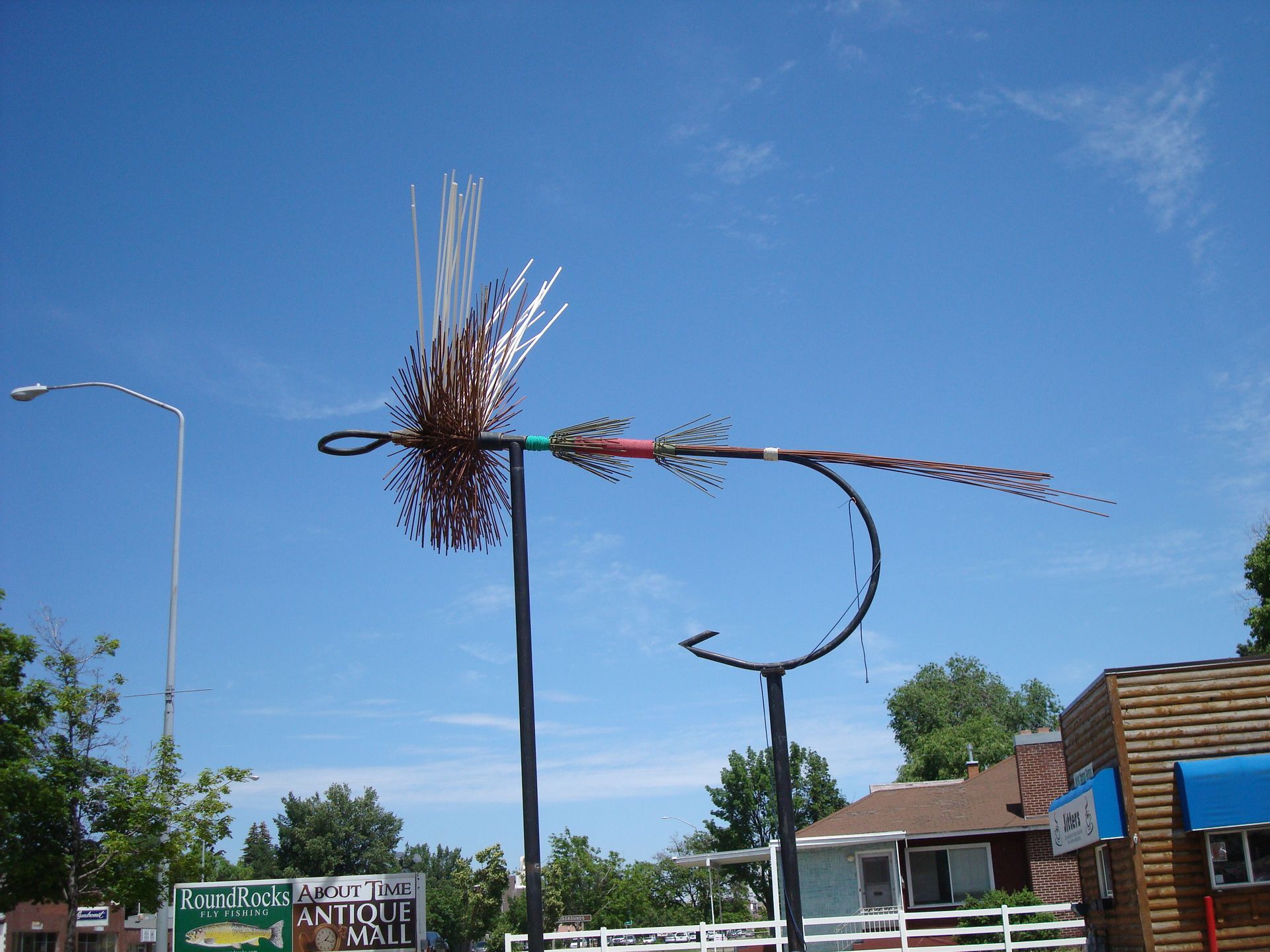 World's Largest Fishing Fly Sculpture, world record in Dutch John, Utah